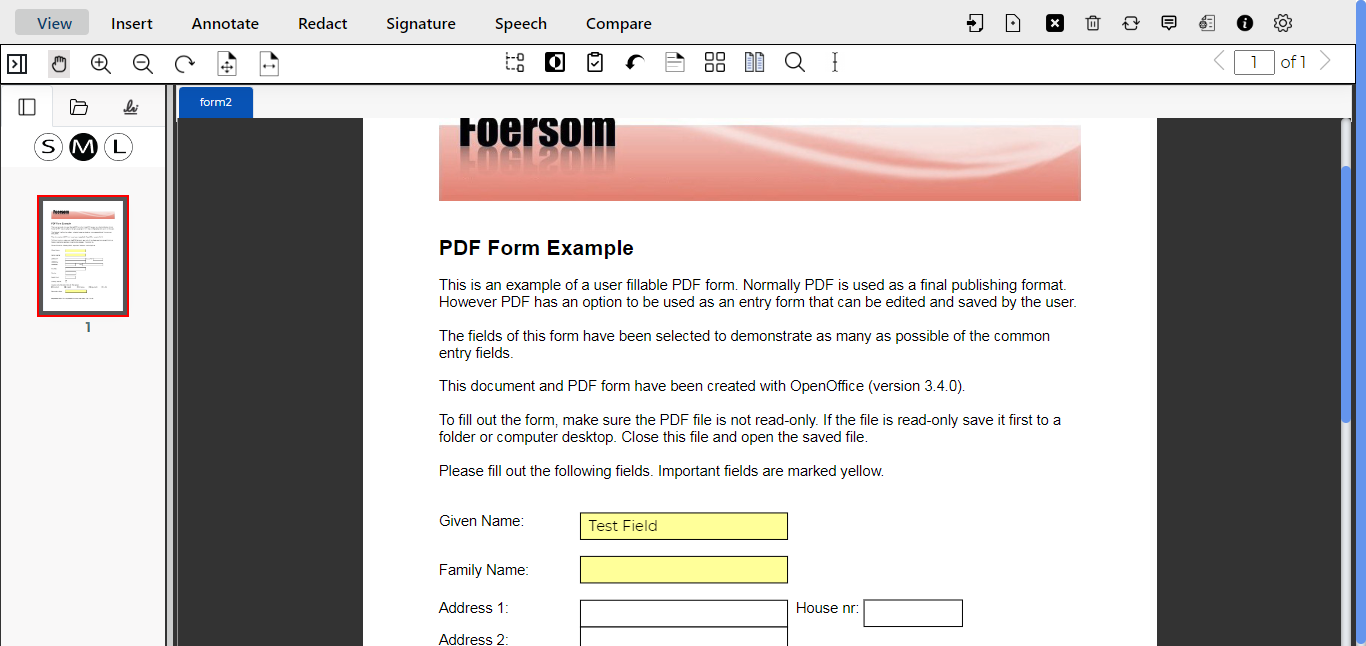 Form Filling