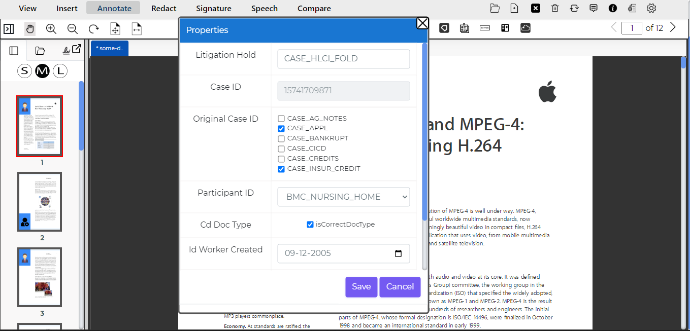 Metadata Discriptive Information