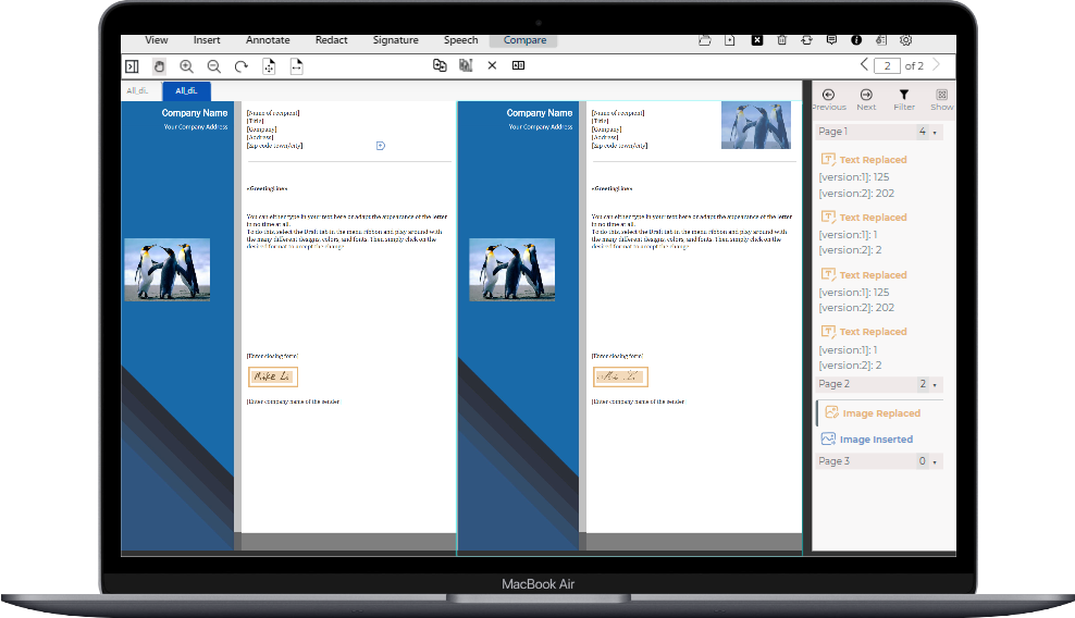 Document Comparison