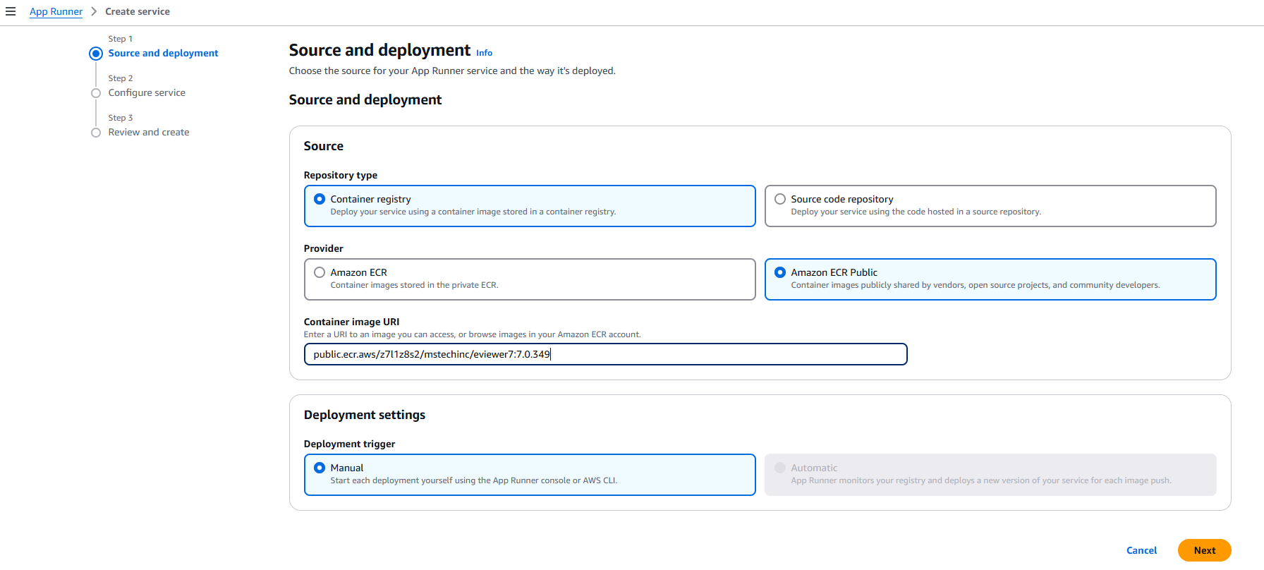 eViewer v7 Deployment Step 2