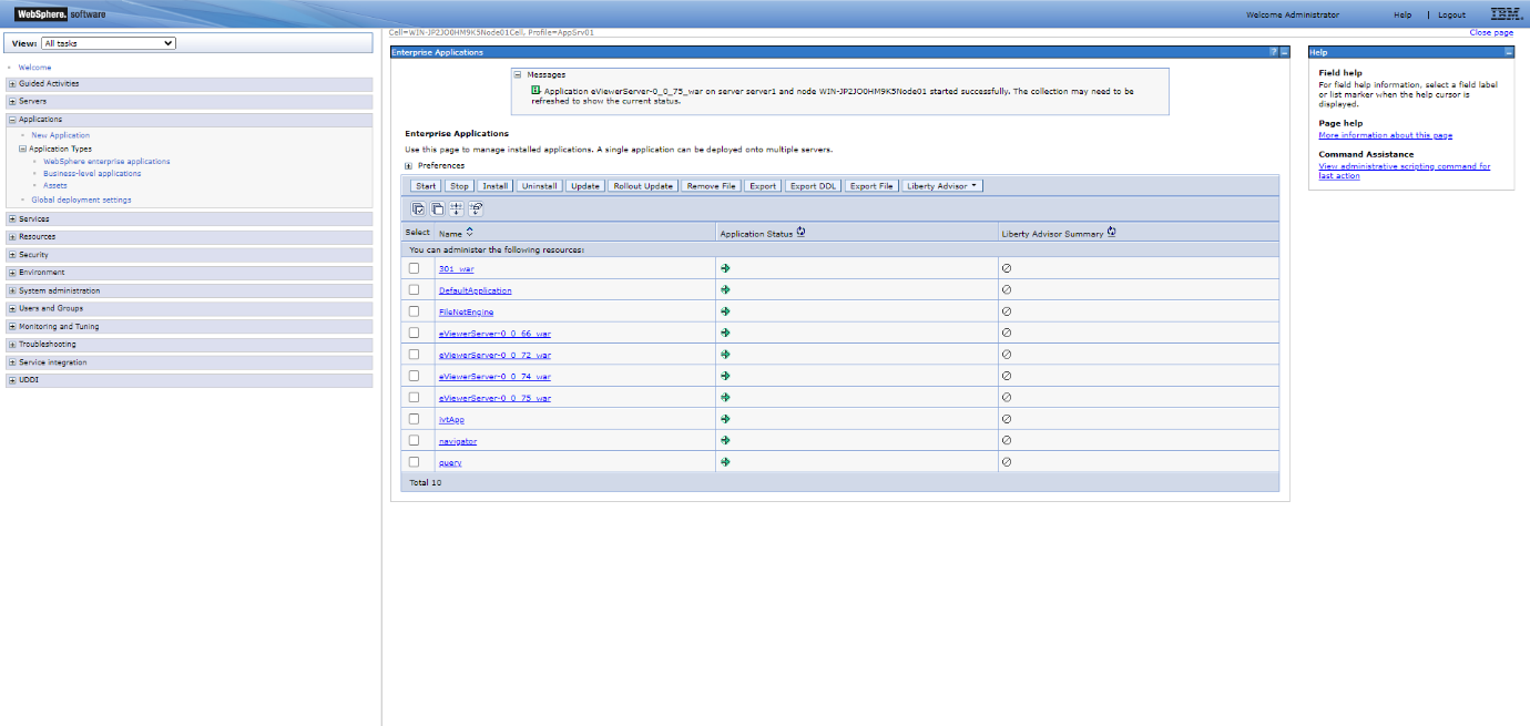 Click the Start button