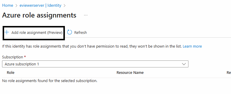 add a role assignment