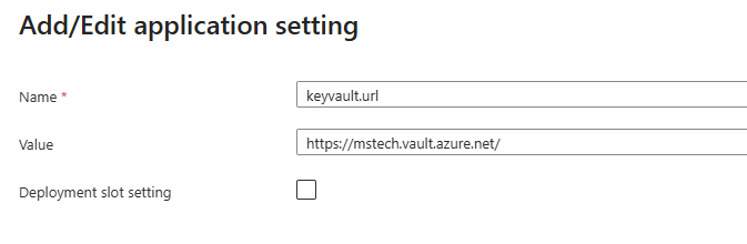 add the environment variable