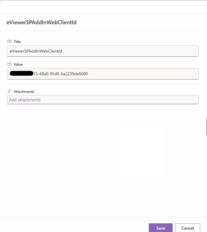 eViewerSPAddInWebClientId