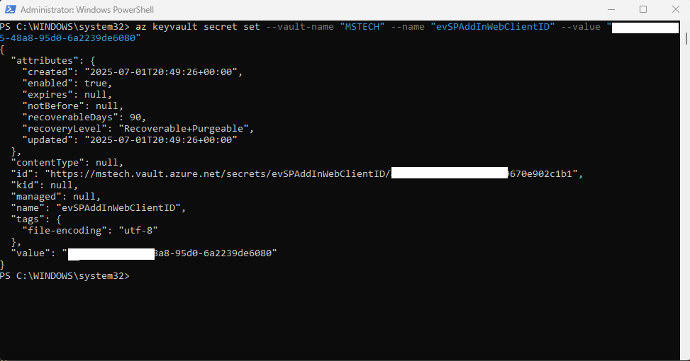 evSPAddInWebClientID