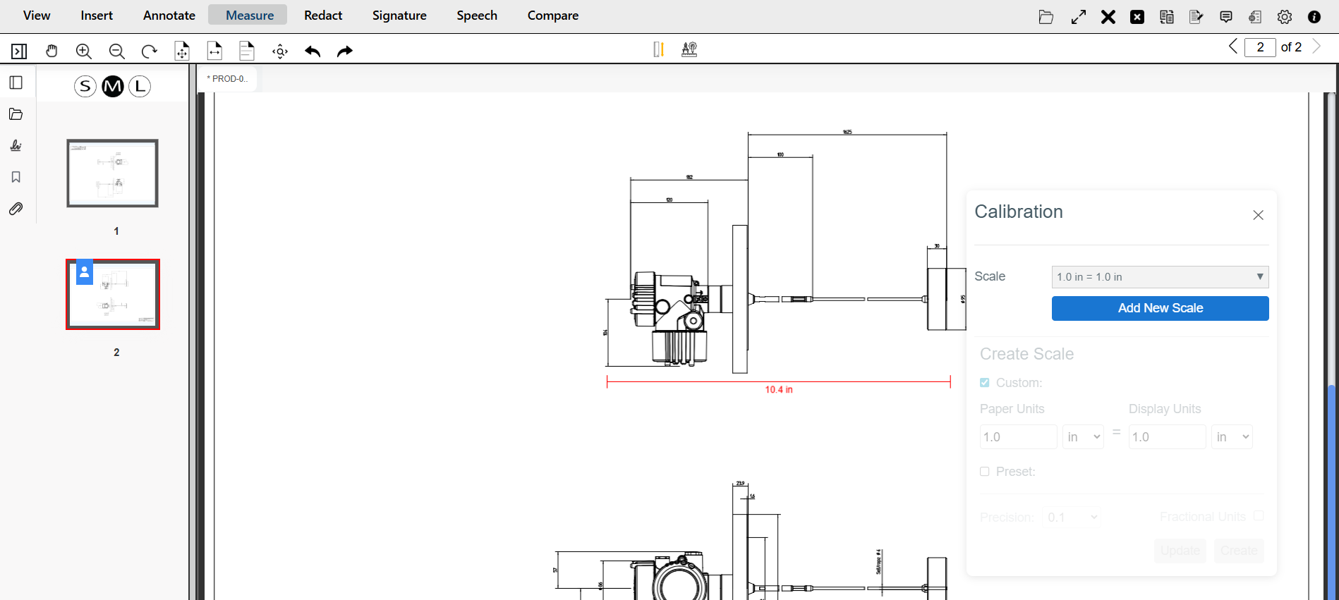 Measurement annotation tool